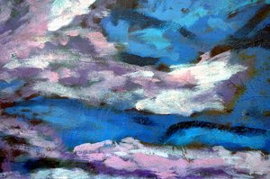 Blaue Strömung