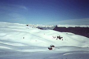Schnee in den Alpen
