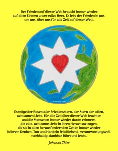 Der Rosentaler Friedensstern für diese Welt