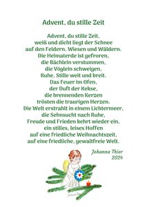 Advent, du stille Zeit
