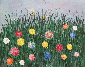 DIE BLUMENWIESE MIT DEN BIENEN von ManuC.
