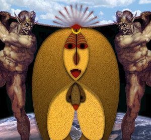 Schwierige Überfahrt (II) (aus der Serie Anima Dannata) von Alexander Eibach