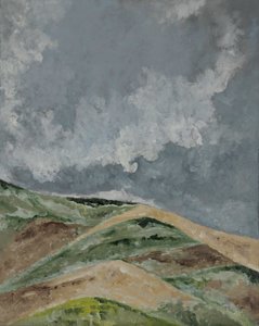 Weizenfelder auf dem Hügel. von M. Vet