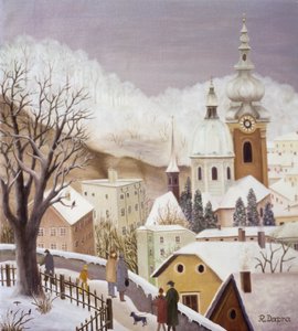 Festungsgasse im Winter
