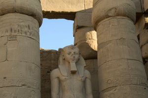 Luxor-Tempel, antike ägyptische Architektur in Luxor von Albert Mansour