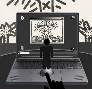 Ecce Homo (I) (aus der Serie Windows) von Alexander Eibach