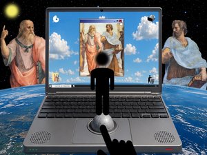 Am Ende der Metaphysik (aus der Serie Windows) von Alexander Eibach