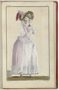 Cabinet des Modes ou les Modes Nouvelles, 15. Juni 1786, pl. I