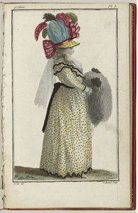 Cabinet des Modes ou les Modes Nouvelles, 15. März 1786, pl. I
