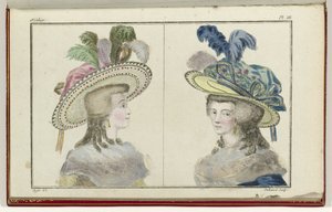 Cabinet des Modes ou les Modes Nouvelles, 1. August 1786, Pl. III