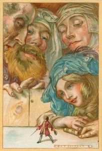 Szene aus Gullivers Reisen von Jonathan Swift, 1911