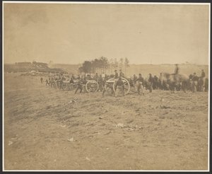 Erste Connecticut-Batterie, nahe Fredericksburg von A.J. Russell