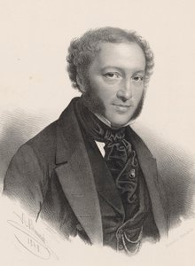 Porträt des Pianisten und Komponisten Ignaz Moscheles 1794-1870 von A. Brandt