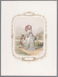 Mann lässt sein Auge auf eine Dame fallen von A. Charpentier