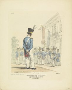 Musiker in voller Uniform von A. Courtois
