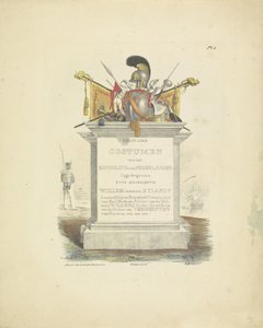 Titelblatt für die Reihe Uniformen des Königreichs der Niederlande, 1820-1825