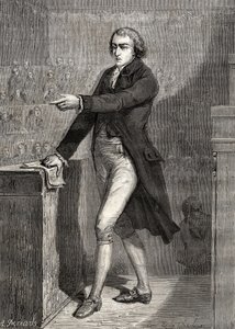Jean-Baptiste Louvet de Couvrai, graviert von H. de la Charlerie, aus 