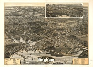 Stadt Hingham, Plymouth County, Mass. 1885