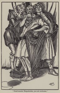 Illustration für The Essays of Elia von Charles Lamb (Lithografie) von A. Garth Jones