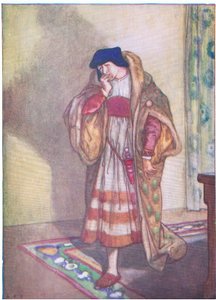 Angelo litt in jener Nacht weit mehr als der Gefangene, den er so ungerecht verurteilt hatte (Maß für Maß), aus Geschichten aus Shakespeare, veröffentlicht von Ward Lock & Co Ltd von A. Jackson