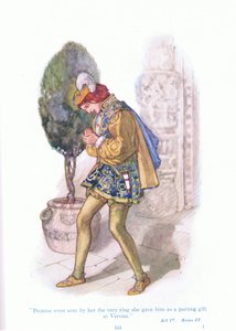 Proteus schickte ihr sogar den Ring, den sie ihm als Abschiedsgeschenk in Verona gegeben hatte (Die zwei Herren aus Verona), aus Tales from Shakespeare, veröffentlicht von Ward Lock & Co Ltd von A. Jackson