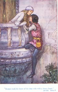 Romeo verabschiedete sich schweren Herzens von seiner lieben Frau (Romeo und Julia) von A. Jackson
