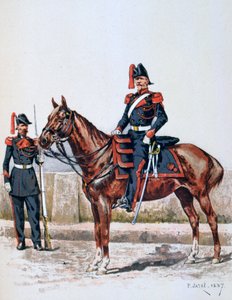 Pariser Republikanische Garde, 16. Mai 1848 - 1. Februar 1849 von A. Lemercier