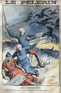 Dreyfus-Affäre. Zu hastig: die Geistlichen und die Armee verteidigen Frankreich gegen jüdische Geier und betrügerische Richter von A Lemot