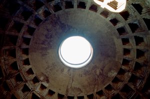 Innenraum des Pantheon, Rom, Italien von A. Lorenzini