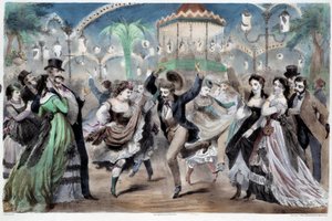 Die Mabille-Szene Tanzball