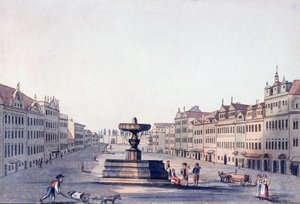 Pferdemarkt, ca. 1810 von A. and Berka, Johann Gustav