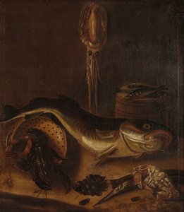 Stillleben mit Fisch