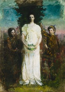 Meine Kinder Mary, Gerald und Gladys Thayer, ca. 1897