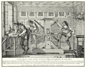 Die Werkstatt des Graveurs von Abraham (after) Bosse
