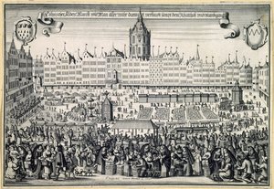 Alter Markt in Köln, ca. 1660