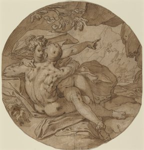 Acis und Galatea, um 1590 von Abraham Bloemaert