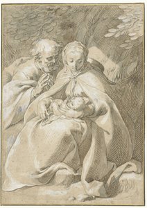 Die Heilige Familie von Abraham Bloemaert