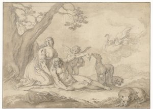 Diana und Endymion von Abraham Bloemaert
