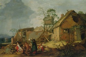 Landschaft mit Bauernhof, 1629