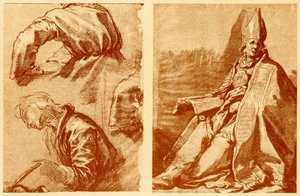 Die vier Evangelisten und St. Ambrosius von Abraham Bloemaert