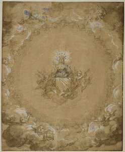 Die Jungfrau in der Glorie von Abraham Bloemaert