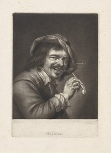 Mann mit einer Pfeife (der Geruchssinn) von Abraham Bloteling