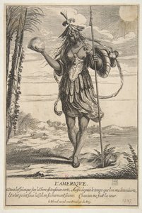 Amerika von Abraham Bosse