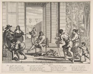 Kleidung Bettler, 1635 von Abraham Bosse