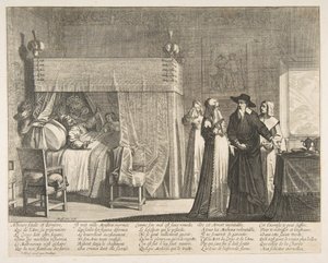 Tod des reichen Mannes La Mort du mauvais riche von Abraham Bosse