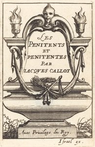 Frontispiz für Callots "Die Büßer" von Abraham Bosse