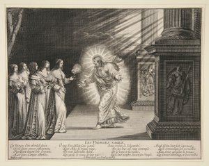 Les Vierges Sages: Les Vierges Folles (6 von 7 Drucken in der Serie) von Abraham Bosse