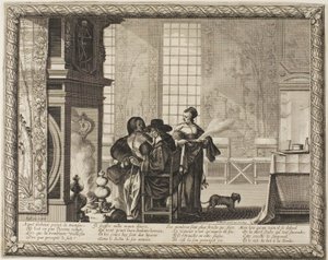 Alter, Platte vier aus Darstellung der vier Lebensalter des Menschen von Abraham Bosse