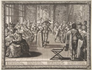 Der Ball, ca. 1634 von Abraham Bosse