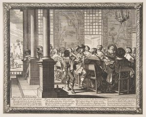Das Festmahl für die Rückkehr des verlorenen Sohnes, ca. 1636 von Abraham Bosse
